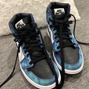 Women’s Nike Air Jordan 1 Retro high OG tie-dye sneakers
